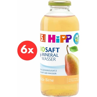 HiPP Nápoj hruška s neperlivou vodou BIO 5m 500 ml