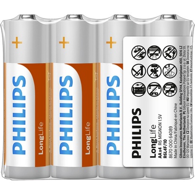 Philips LongLife AA 4ks R6L4F/10