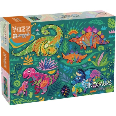 Yazz Пъзел Yazz Puzzle от 1000 части - Динозаври (3887)