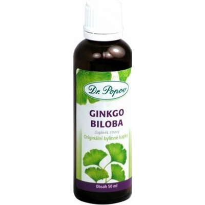 Dr.Popov Ginko biloba originální bylinné kap. 50 ml