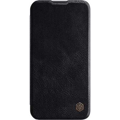 Nillkin Кожен кейс Nillkin Qin Pro Leather за iPhone 14 Pro Max (черен) (6902048249011)