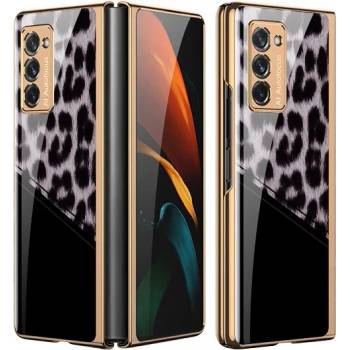 GKK Луксозен Калъф за SAMSUNG Galaxy Z Fold 2, GKK Mirrоr Leopard Case, Цветен (5901012372826)