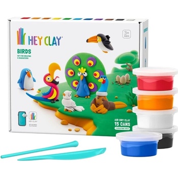 HEY CLAY Комплект за моделиране с глина Hey Clay - Птици (15013)