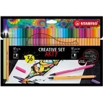STABILO Тънкописци Creative 8868 18 x Point 88 + 18 x Pen 68