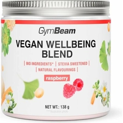 GymBeam Vegan Wellbeing Blend malina 138 g