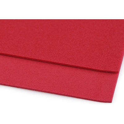 Stoklasa Pěnová guma Moosgummi 20x30 cm Balení: 2 ks, Varianta: 7 červená 7 červená