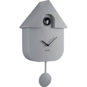 Karlsson Стенен часовник с кукувица Modern Cuckoo сив (KA5768GY)