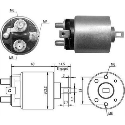 Elektromagnetický spínač pre żtartér MAGNETI MARELLI 940113050023