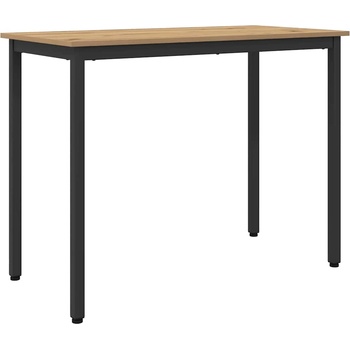 vidaXL Маса Дъб 100 x 50 x 76, 5 см Инженерна дървесина и стомана (873779)