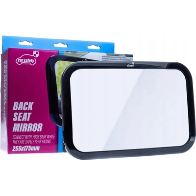 Car Safety zrcátko pro pozorování dítěte 17,5 cm x 25,5 cm černé – Sleviste.cz