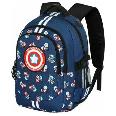 Školní batoh Marvel|Captain America|Kapitán Amerika: Štít (objem 33 litrů|34 x 46 x 21 cm)