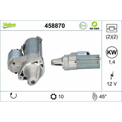 Štartér VALEO 458870