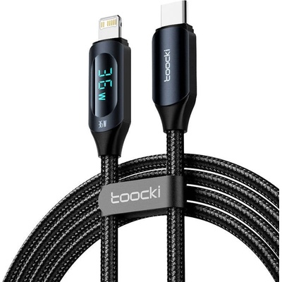 Toocki Кабел Toocki, USB-C към Lightning, 1m, 36W, черен (TXCTL -XY08)