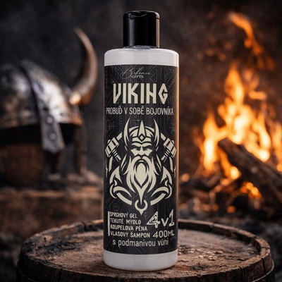 Bohemia Gifts 4v1 Viking sprchový gel šampon, pěna a mýdlo 400 ml