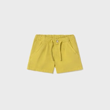 Mayoral Бермуди лен relaxed в жълт цвят за мини момче Майорал