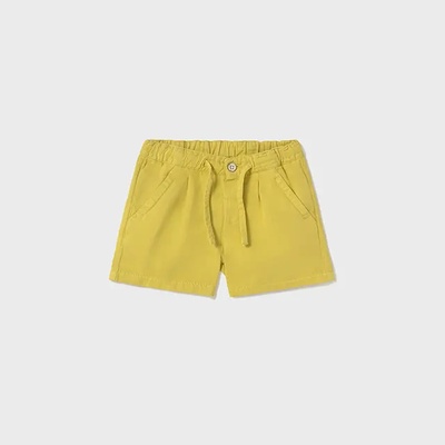 Mayoral Бермуди лен relaxed в жълт цвят за мини момче Майорал