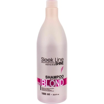 Sleek Line Blush Blond Stapiz regenerace a hydratace Šampon 1000 ml