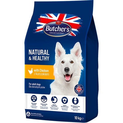 Butcher's Natural & Healthy s kuřecím 2 x 10 kg