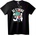 NOONEBRAND Тениска Динозавър Бейзбол - 6XL, Black