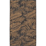 Ayyildiz Черен/кафяв килим за открито и закрито 80x150 cm Mira 1451 - Ayyildiz Carpets (MIRA801501451BLACK)