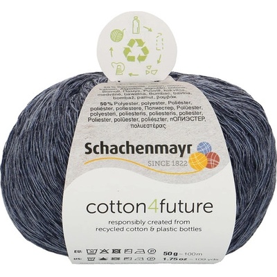 Schachenmayr Cotton 4 future 50 Tmavě modrá
