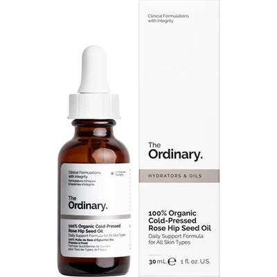 The Ordinary 100% Organic Cold-Pressed Rose Hip Seed Oil шипково масло за хидратиране и изпъване на кожата за жени 30 мл