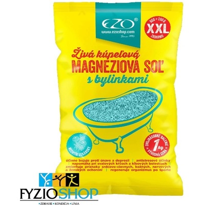 Ezo Magnéziová soľ do kúpeľa s bylinkami 1 kg