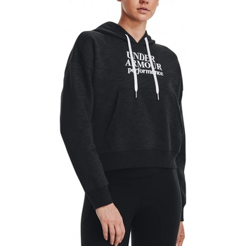 Under Armour mikina s kapucí Essential Script Hoodie-BLK 1374107-001