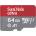 SanDisk microSDXC 64GB A1/CL10 (SDSQUAB-064G-GN6TA)