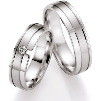 Snubní prsteny s diamantem SP523