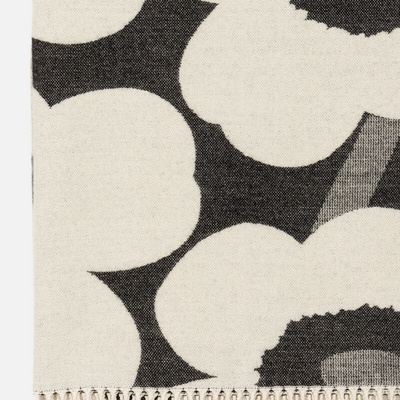 Vlněná deka Unikko černobílá Marimekko 130x180