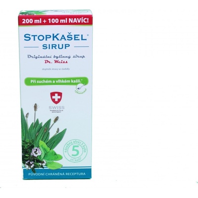 Dr. Weiss STOPKAŠEĽ sirup + selen 200+100 ml
