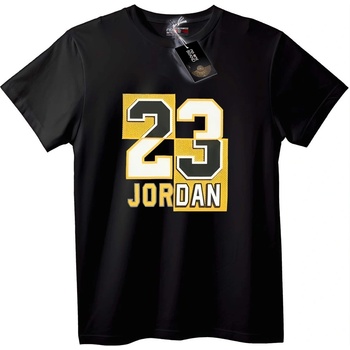 NOONEBRAND Тениска 23 Jordan Черна - 2XL, Black