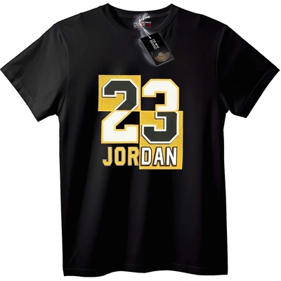 NOONEBRAND Тениска 23 Jordan Черна - 2XL, Black