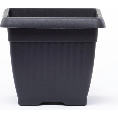 PlasticFuture Květináč Terra antracit, 45 cm