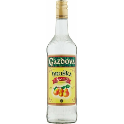 Gazdova Hruška Špeciál 38% 0,7 l (čistá fľaša)