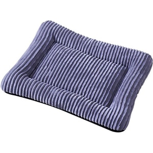  Плюшено легло за кучета със сваляем калъф - xl 68 х 90 см, сиво (4421g-xl)