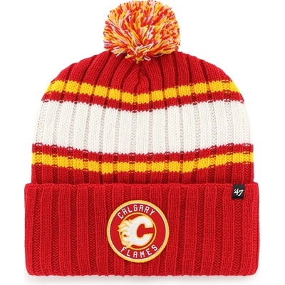 47 Brand pánská zimní čepice Calgary Flames Plateau ’47 Cuff Knit