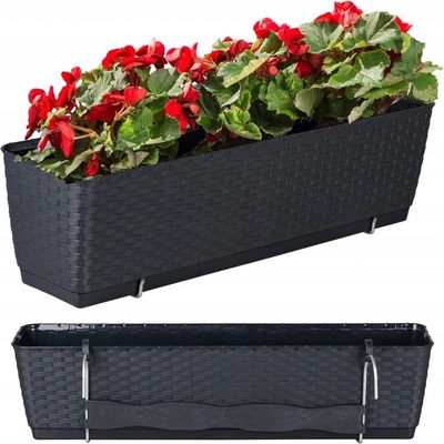 Prosperplast Ratolla PW 49,2 x 17,2 x 17,4 cm antracit – Zboží Dáma