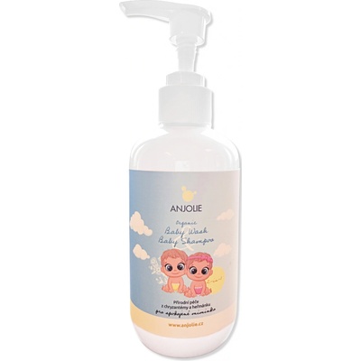 Anjolie Dětský heřmánkový šamponek & sprchový gel s chryzantémou 500 ml