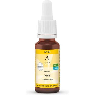 Lemon Pharma Цветна есенция Винена лоза (Vine) N°32 - Баланс между лидерство и съпричастност, 20 ml капки (181328 LP)
