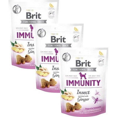 BRIT CARE DOG FUNCTIONAL SNACK IMMUNITY INSECT 3 x 150 g