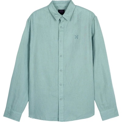 Oxbow Мъжка риза с копчета Oxbow Linen Long Sleeves Shirts Shirt - Cactus (033-3157-0111)