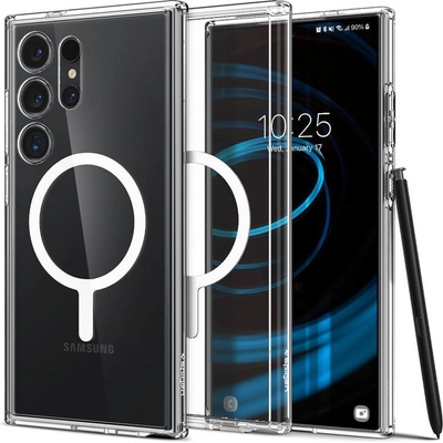 Spigen Гръб Spigen за Samsung Galaxy S24 Ultra, Ultra hybrid, OneTap, Metal Ring, Magsafe, Прозрачен (8809971221825)