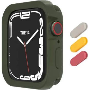 Image 1 of SwitchEasy Colors Case - удароустойчив силиконов (TPU) кейс за Apple Watch 41мм, 40мм (зелен)