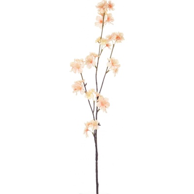 Větvička s lososovými květy Blossom - 80 cm - J-Line by Jolipa