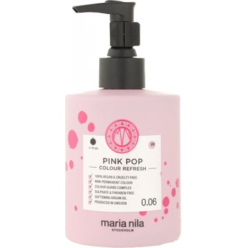 Maria Nila Colour Refresh Pink Pop 0.06 maska s farebnými pigmentami 300 ml