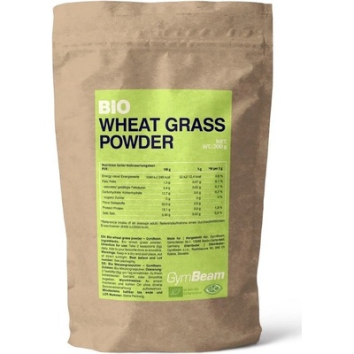 GymBeam Bio Wheat Grass Powder 200 g