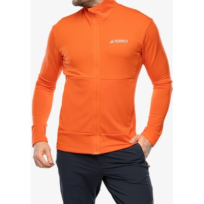 adidas Terrex Multi Light Fleece Full Zip Jacket semi impact orange