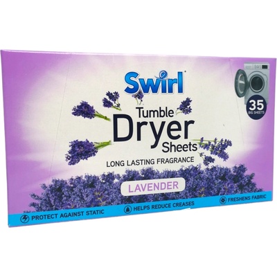 Swirl ароматизирани ленти за сушилня, 35 броя, Лавандула